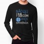 Tshirt Unisex Manga Comprida Anos de Experiência
