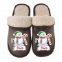Chinelo Personalizado Pelucia boneco Neve