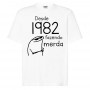 Tshirt Homem Fazendo M*rda Personalizável