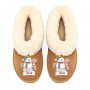 Chinelo Personalizado Pelucia boneco Neve