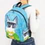 Mochila Sr Gato Azul