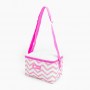 Lancheira Térmica Mini Chevron Rosa
