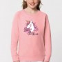 Sweatshirt Criança Unicórnio com Nome