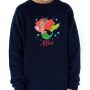 Sweatshirt Criança Sereia com Nome